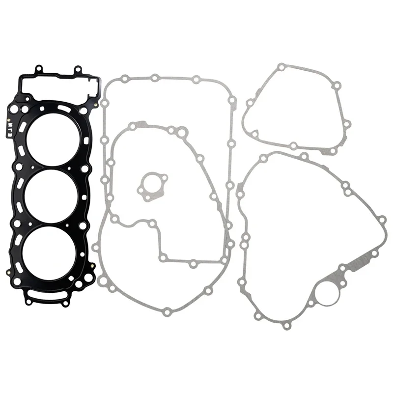 Motorcycle Crankcase Cover Cylinder Head Gasket Kits Set For Yamaha MT09 MT-09 2021-2023 tracer 9 GT 2021-2024 XSR900 2022