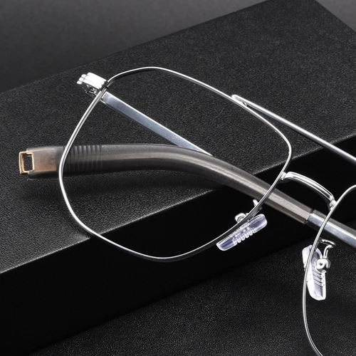 Imagen 2 del producto FIRADA, gafas de moda de doble haz, gafas Vintage de lujo de titanio puro, montura óptica graduada Ewewear para hombres 0942-C