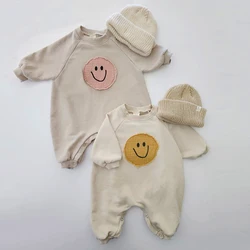 2023 Newborn Infant Baby Girls Romper Solid Long Sleeve Organic Cotton Rompers for Kids Baby Jumpsuit Playsuit Baby Clothes