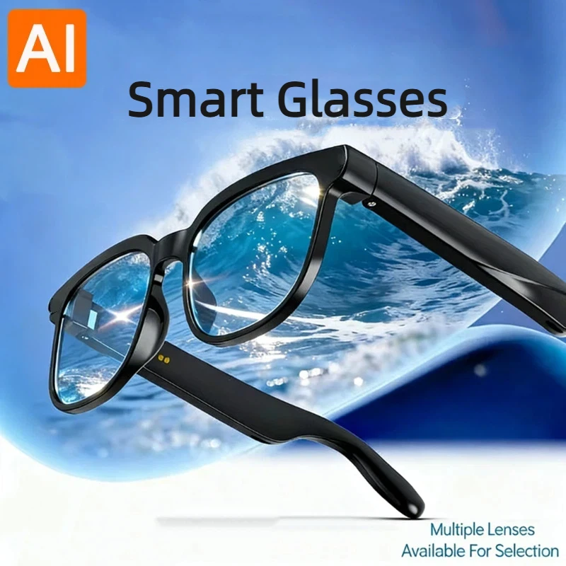 Remote Control Touch Photo Glasses Smart Glasses Recording Voice Wake-up Assistant Wireless Bluetooth Smart Eyewear 2026 New