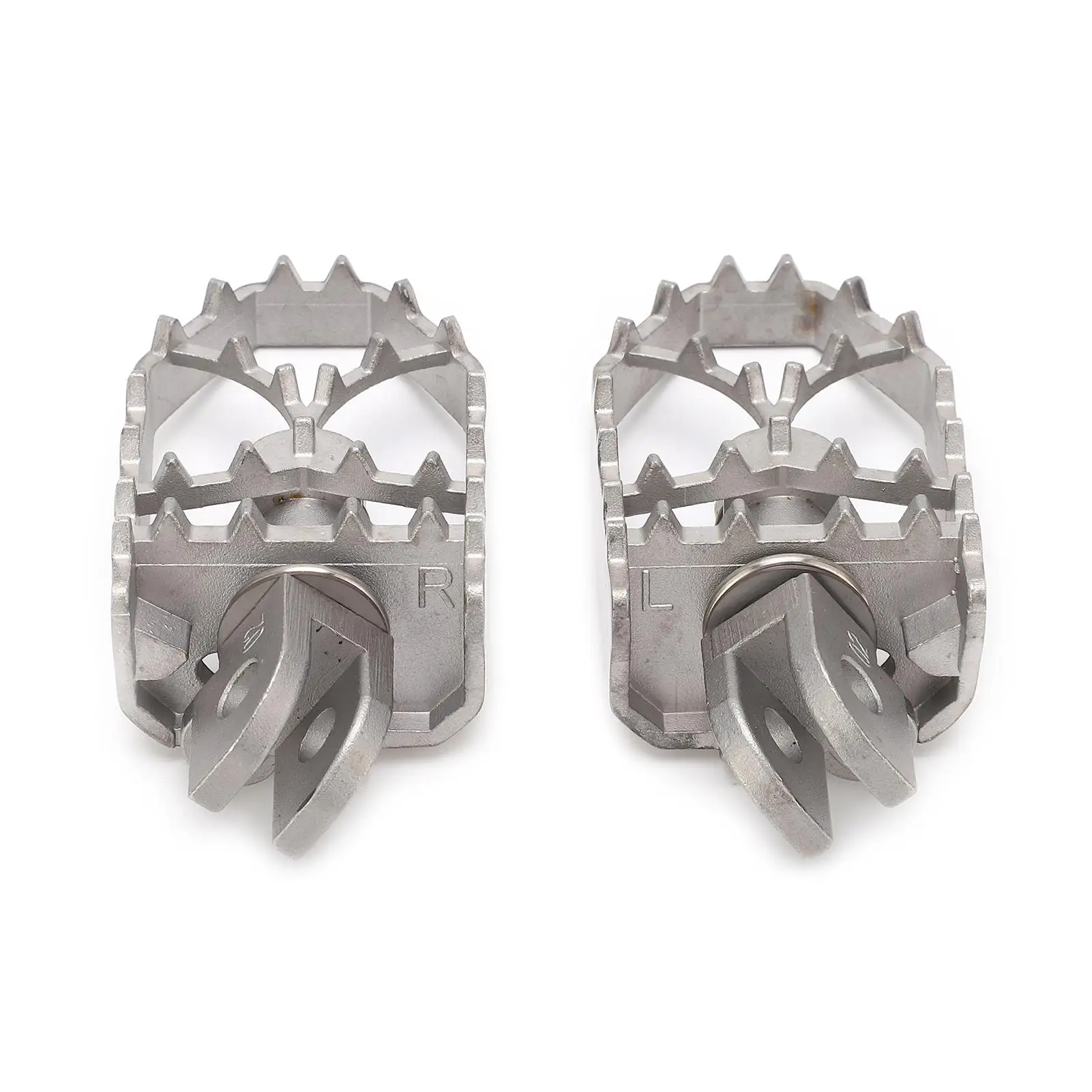 

Foot Pegs for motorcycle Footrests Antislip Stainless Steel Comfortable Wearproof Rotating 360° for motorcycle Parts