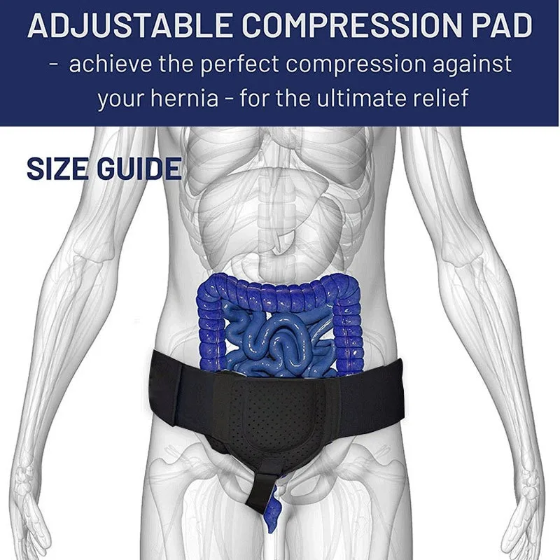 Man Health Care Underwear Hernia Prevent Waist Belt Boxers Fabric Easy Wear Unilateral Breathable Physical Therapy Lingerie