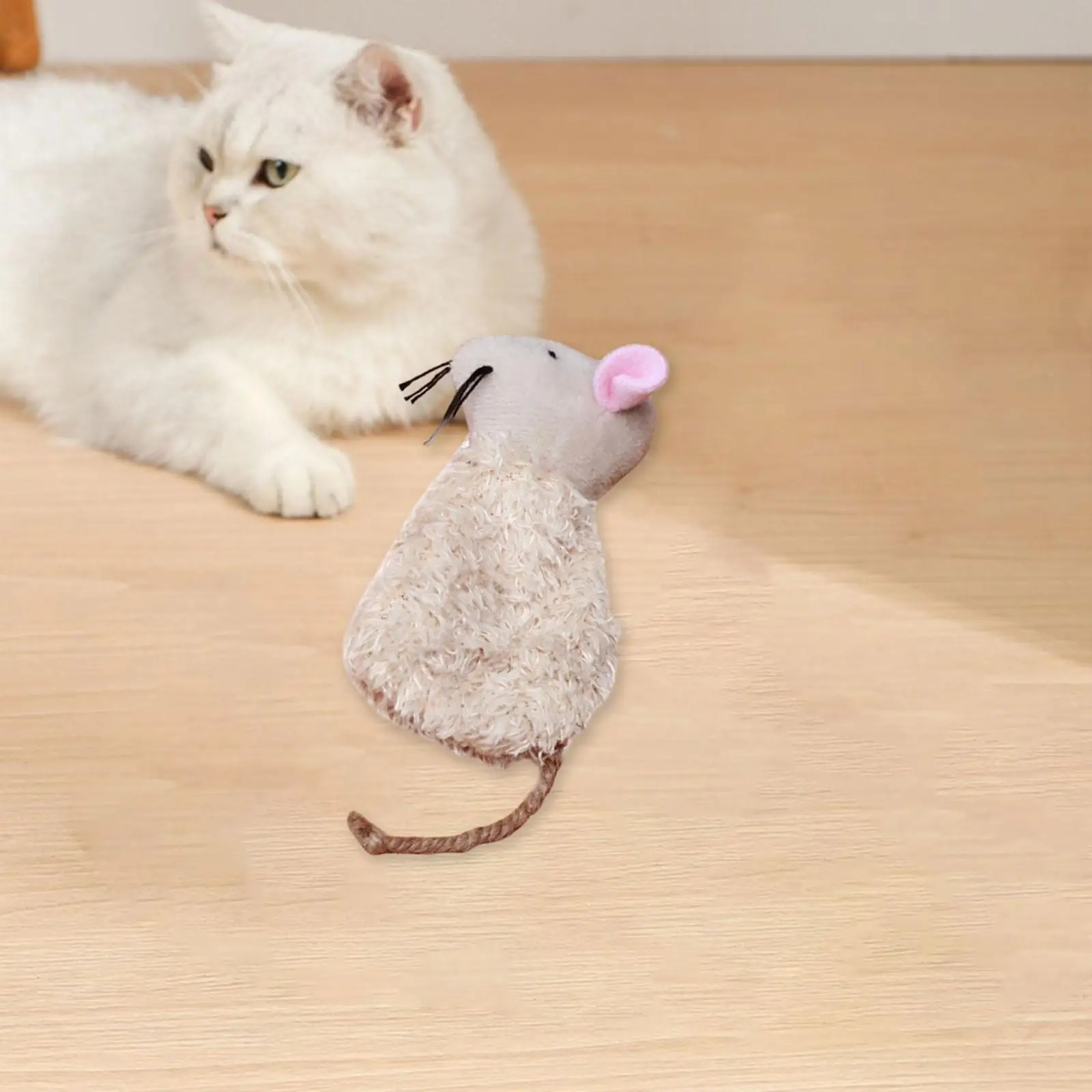 Cat Kitten Playing Plush Simulation Rat, Simulation Lifelike Mice Cat Toys, Soft Toy Mouse Scratch Bite Chewing Toy