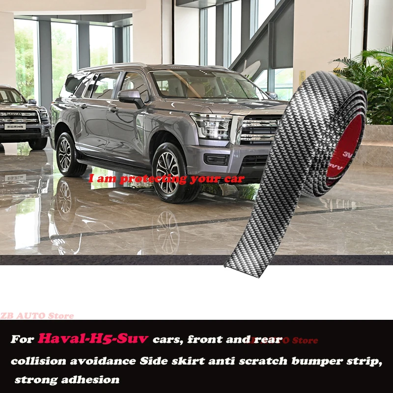 

Strong adhesive bumper strip, front and rear lip side skirts, collision and scratch resistant, suitable For Haval H5 Suv