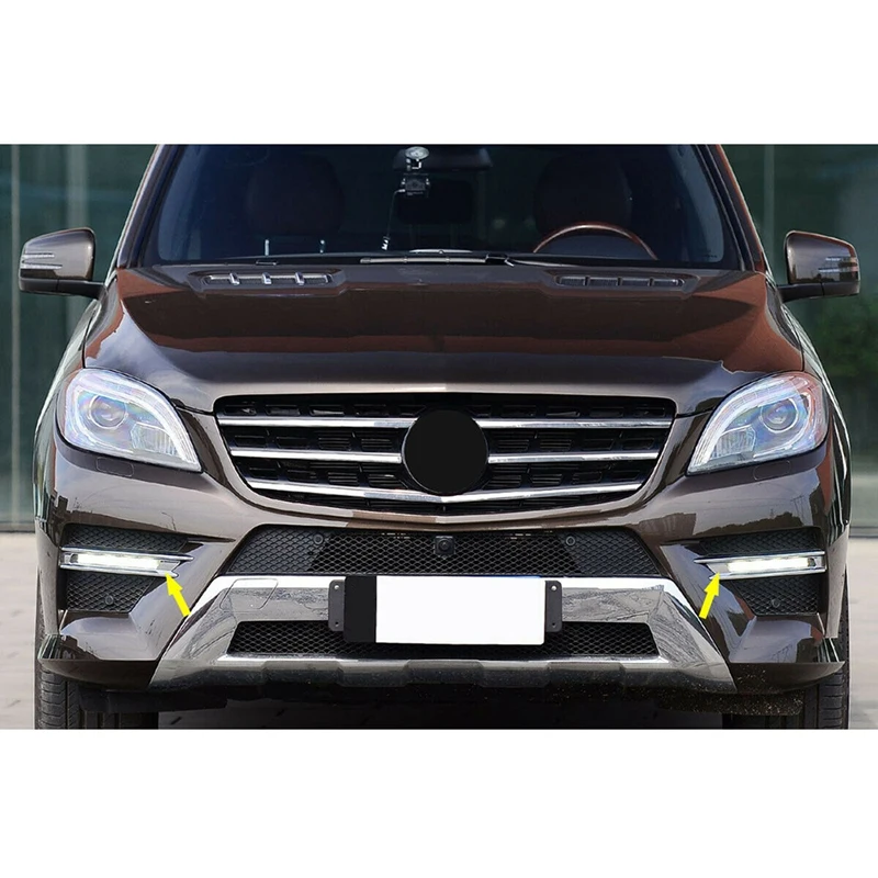 Front Grille Daytime Running Light Cover 1668852822 1668852922 1668851374 For Mercedes Benz ML W166 ML250 ML350 ML400