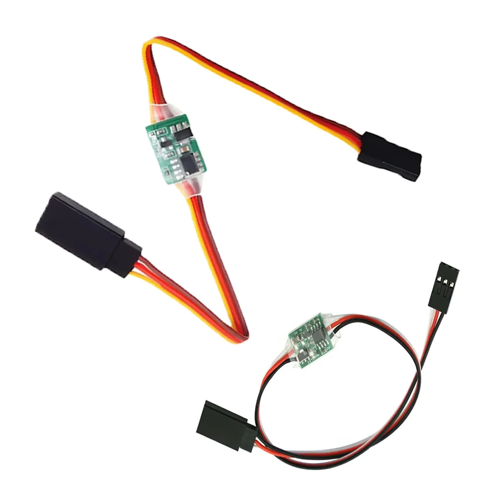 99 5-6V 2A Servo Signal Reverse Inverter Steering Gear Reverse Lead Wire 4pcs 3.6V-24V 5A For RC Parts