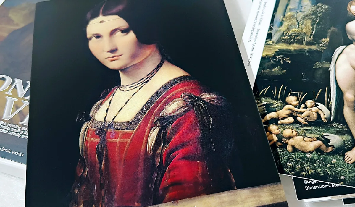 30 Sheets/Lot Mona Lisa Postcard Art Painting Greeting Cards Artist Series Message Gift For DIY Decoration Scrapbooking Picture