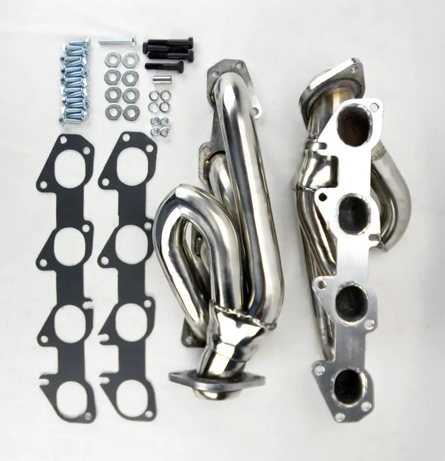

High Quality Stainless Steel Race Exhaust Manifold Header for 09-18 Dodge Ram 1500 5.7L Silver EH28980