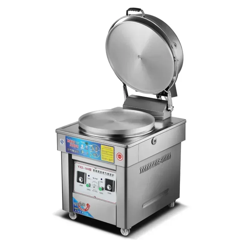 Pancake Maker Gas Electric Pancake Pan Commercial Pancake Maker Thousand-layer Cake Miso Flavor Cake Double-sided Heating Larget