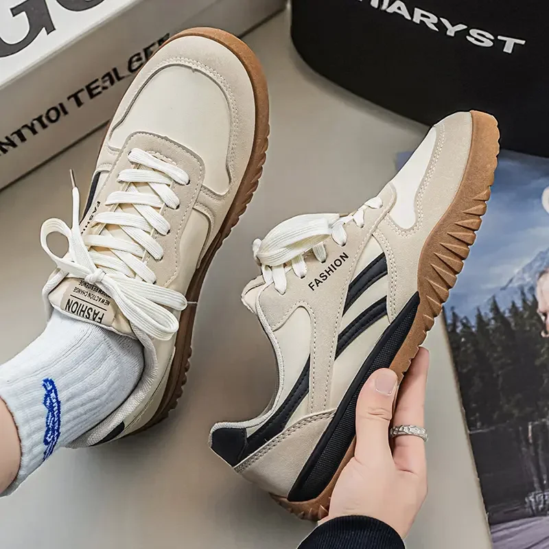 2026 Spring New Versatile Small Board Shoes Forrest Fashion Sports and Leisure Men's Shoes Niche Trendy Shoes