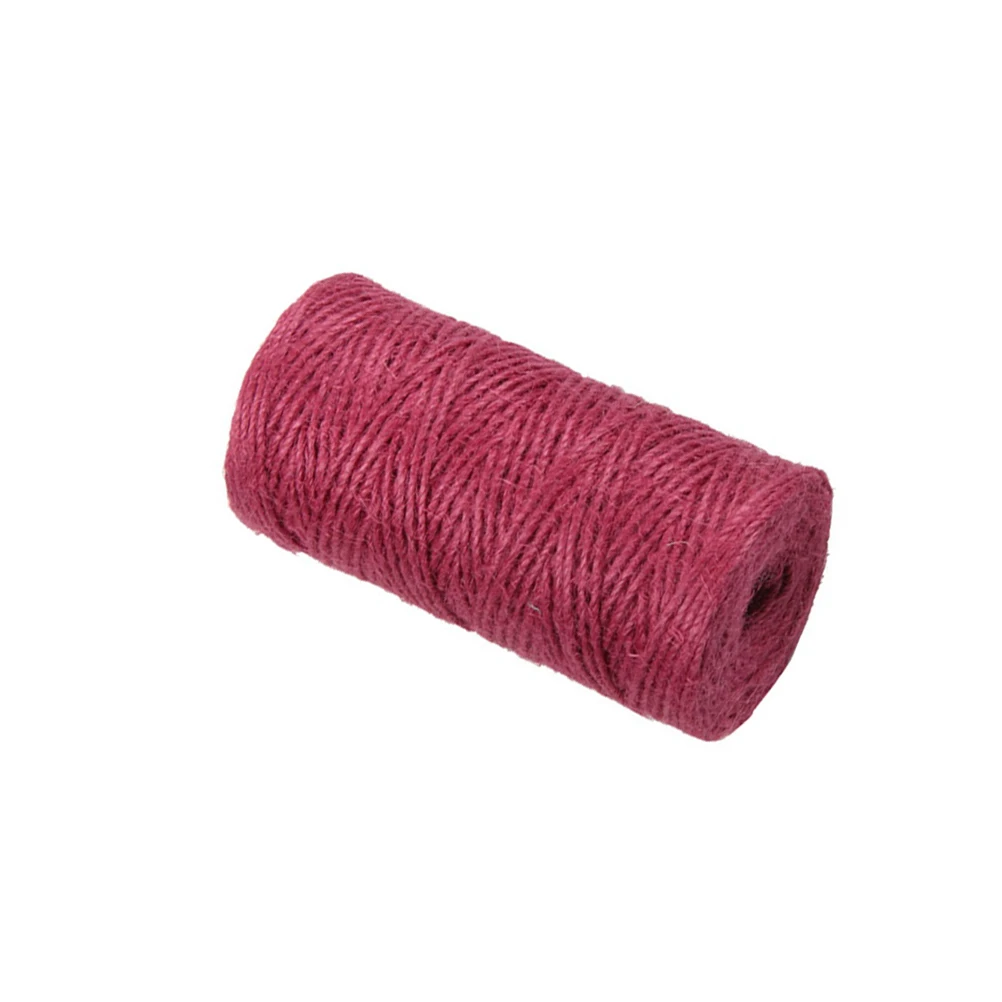 

100 M Colored Twine Dark Hemp Rope Artificial Ribbon Decoration Christmas Craft