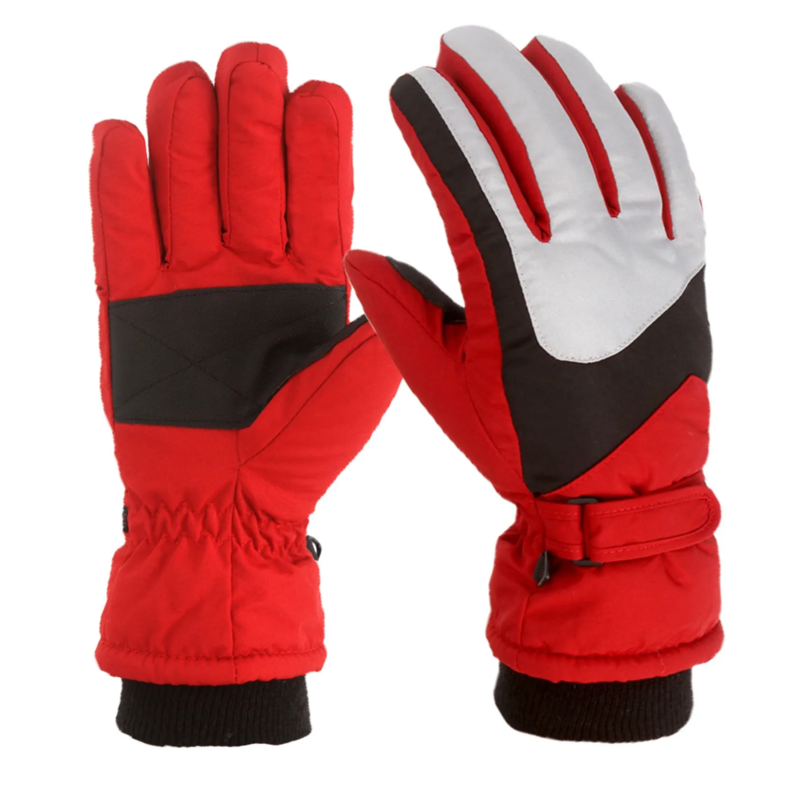 Gants de ski imperméables pour enfants, mitaines chaudes, sports de plein air, patinage et snowboard, garçons et filles, 6-11 ans, hiver