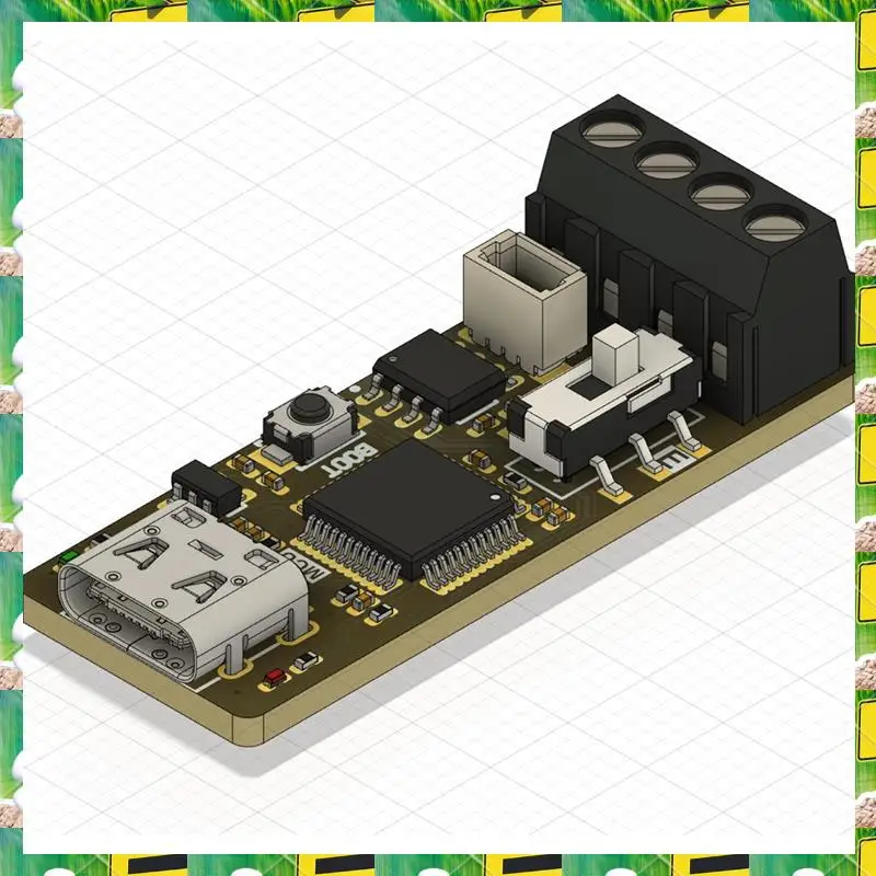 Modulo da USB a CAN elettronico 3C Cancable PCAN Debugger TYPE-C per comunicazione software di debug Linux Win10 11, modulo da USB a CAN