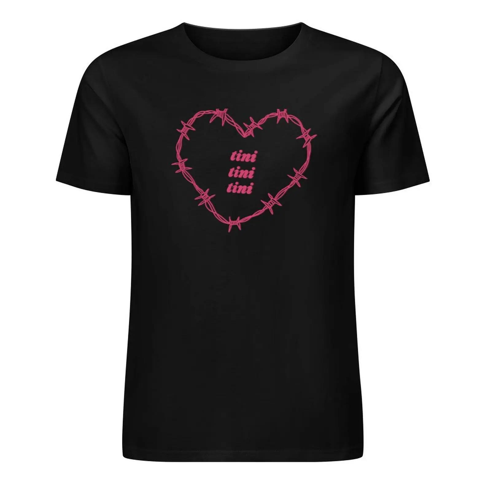 

tini tini tini - heart shape T-Shirt summer top summer clothes vintage clothes anime t shirts t shirt men 100℅ cotton