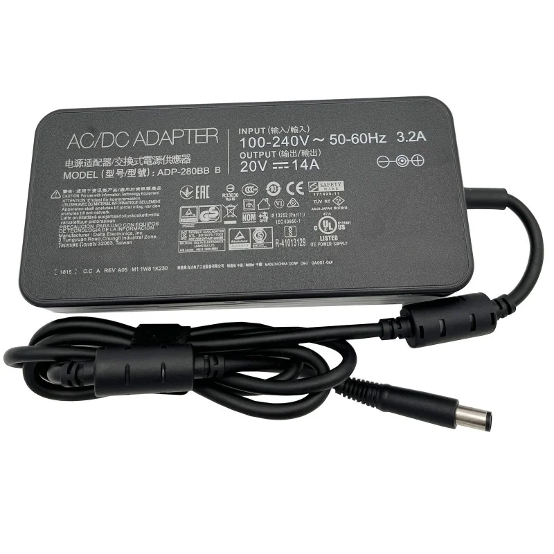 

A ASUS 20V 14A 280W AC Power Adapter For Asus ROG Strix XG43U XG43UQ Monitor