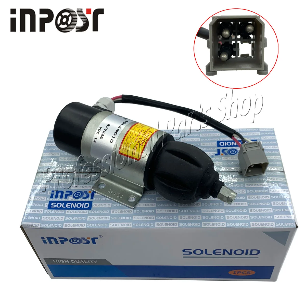 

872826 12V Stop Solenoid For Volvo Penta TAMD61A TAMD71A TAMD72A Perkins 1827650