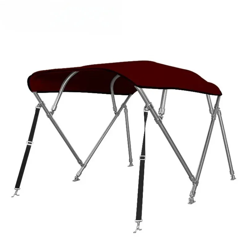 4 Bow 304 Stainless Steel Bimini Top 1.2mm Heavy Duty Boat Canopy 73-103