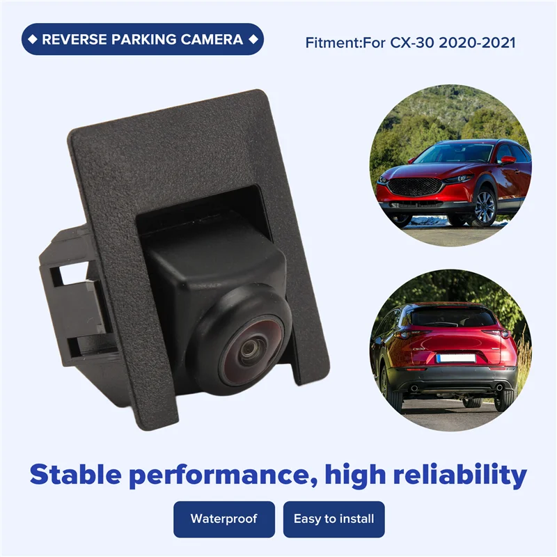 FFYY-cámara de asistencia de estacionamiento inversa para Mazda CX-30 2020- 2021 nueva cámara de visión trasera de coche DFR5-67RC0B DFR5-67RC0A DFR567RC0A