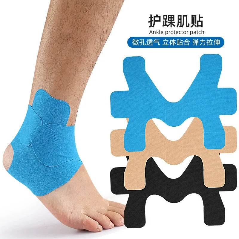 

Elastic Motion Micro Porous Breathable Partition Stripping Firmly Adhered Water Ripple Adhesive Sports Ankle Protection Bandage