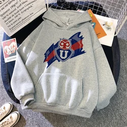 Şili üniversitesi hoodies kadın 90s 2023 estetik streetwear tişörtü kazak kadın Kawaii kazak