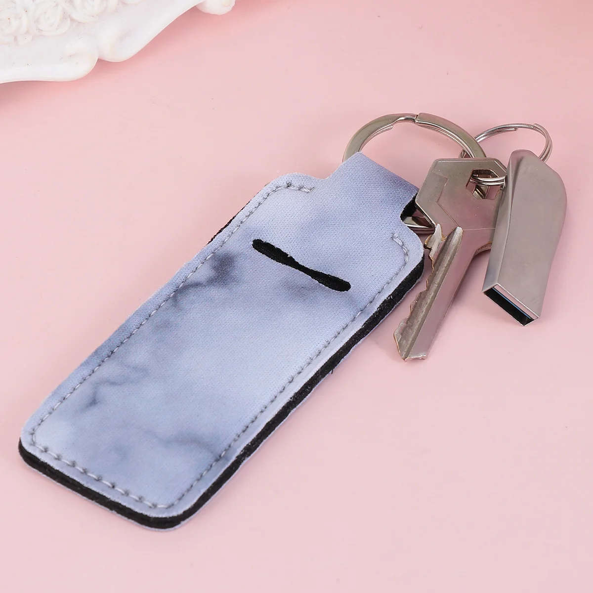 

5pcs Hand Bottle Cover Keychain Set Portable Refillable Empty Protective Bottle Covers For Backpack Gym Bag Outdoor