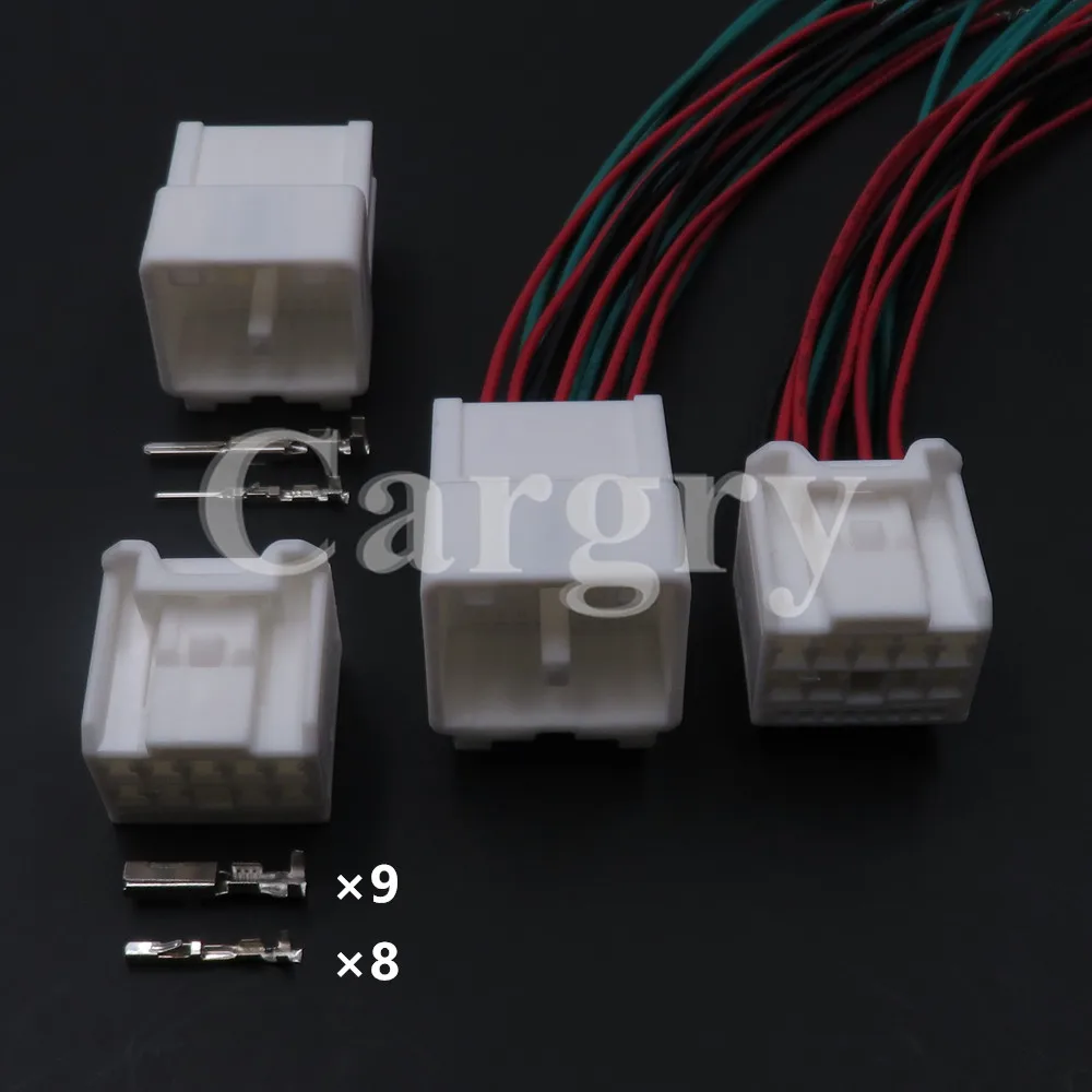 

1 комплект, 17P 6098-3893 6098-3933, автомобильный кабельный разъем, автомобильная композитная розетка переменного тока в сборе, автоаксессуары