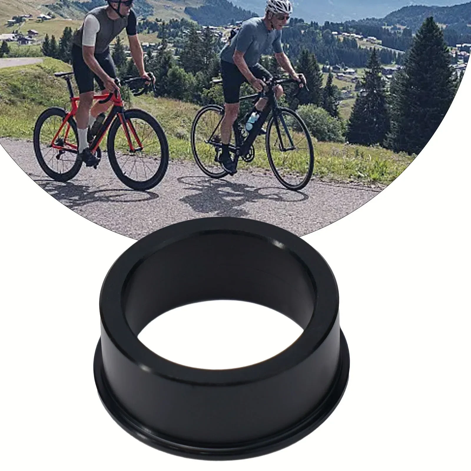 Bike Bicycle Bottom Bracket Adaptor Shim For-Shimano To-SRAM 24 To 22/19mm Tooth Disc Variable Diameter Sleeve Cycling Part
