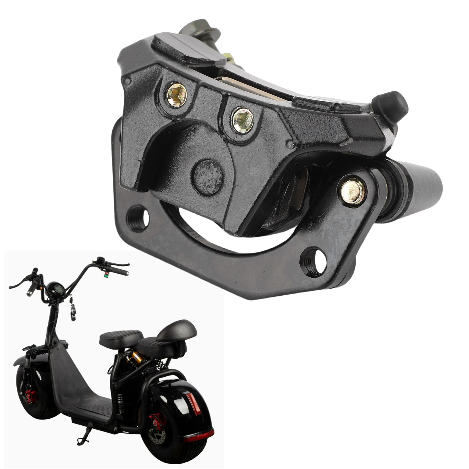 

Electric Scooter Disc Brake Calliper Electric Scooter Disc Brake Calliper Metal Stable Performance High Strength Brake Caliper