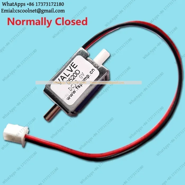 k3 Mini NC Solenoid Valve DC 3V/4.5V/6V/12V/24V 2-Way Normally Closed Air & Gas Release Valve