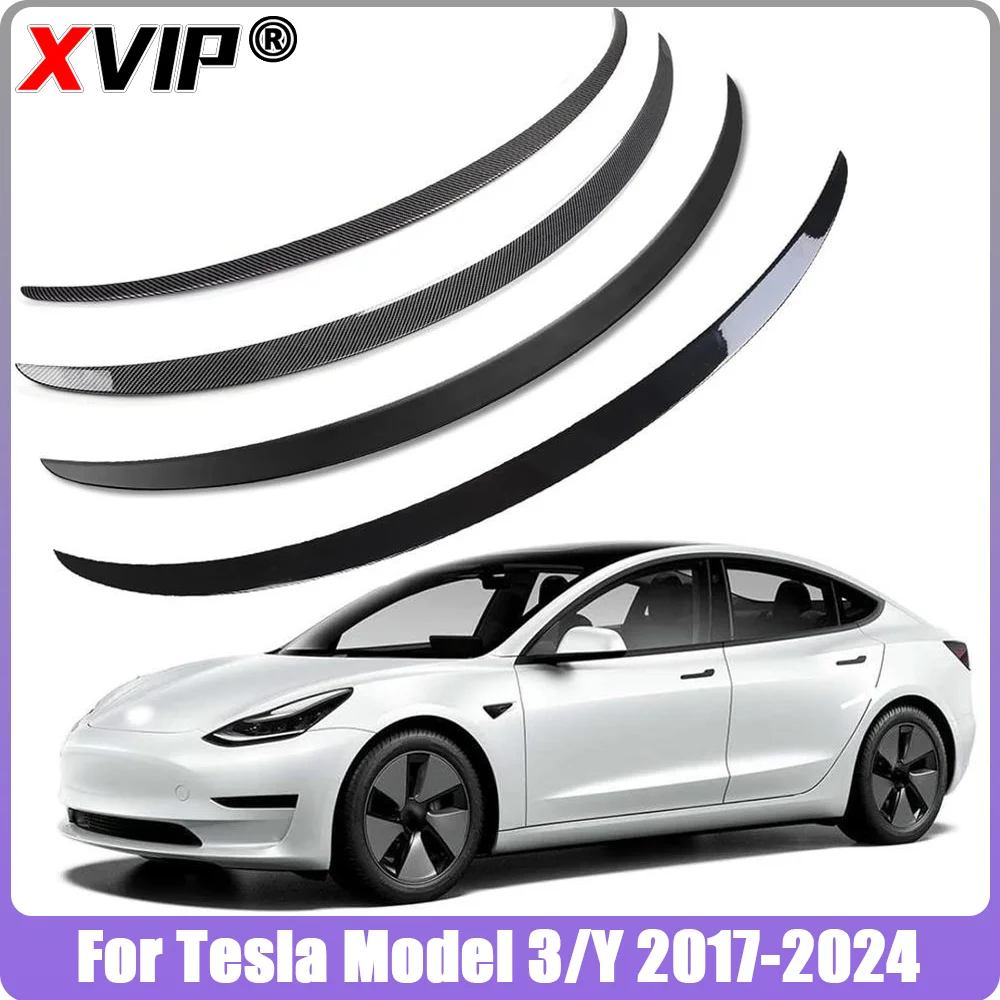 XVIP Spoilers Wings For Tesla Model 3 2017-2023 Accessory For Model Y 2021-2024 Spoilers For Model 3 Highland 2024 ABS Material