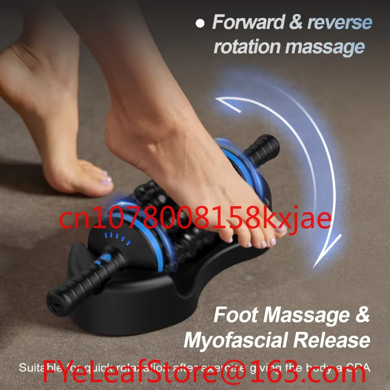 Deep Tissue Muscle Recovery Rolling Relaxation Neck Shoulder Rechargeable 5 Levels of Intensity Foot