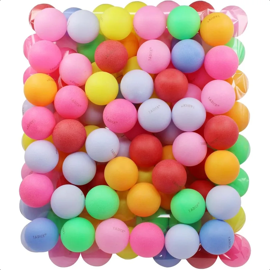 

100 упаковок или 200 упаковок цветных мячей для пинг-понга для DIY пластиковый многоцветный мяч для настольного тенниса для украшения вечеринки