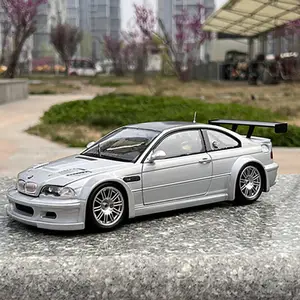 男の子と女の子のためのミニカーのおもちゃ,モデルbmwe46 m3 gtr r e46 nf9,DIY,ギフト,1/18 - AliExpress