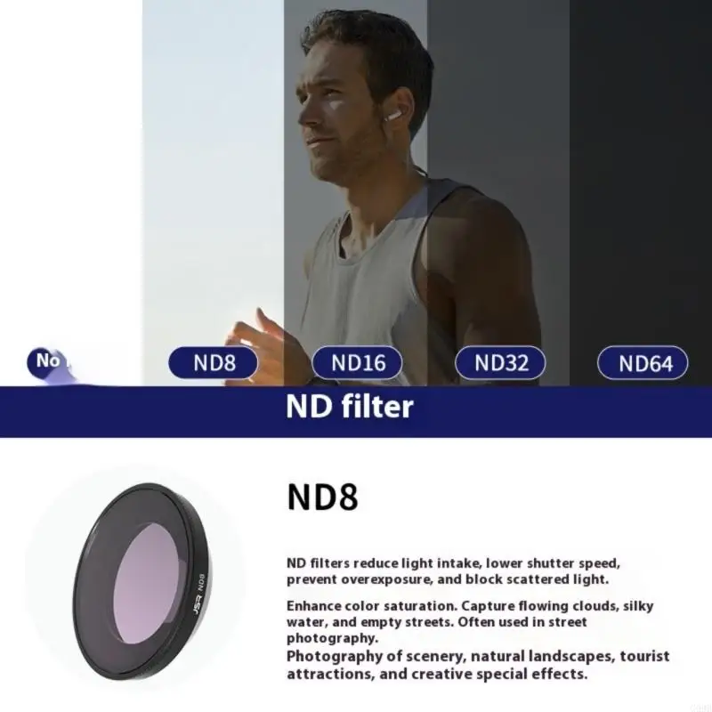 مرشح عدسة G99B لـ 360 GO CPL ND 8 16 32 64 Film Film Filters Cameras Accessories اختياري #3