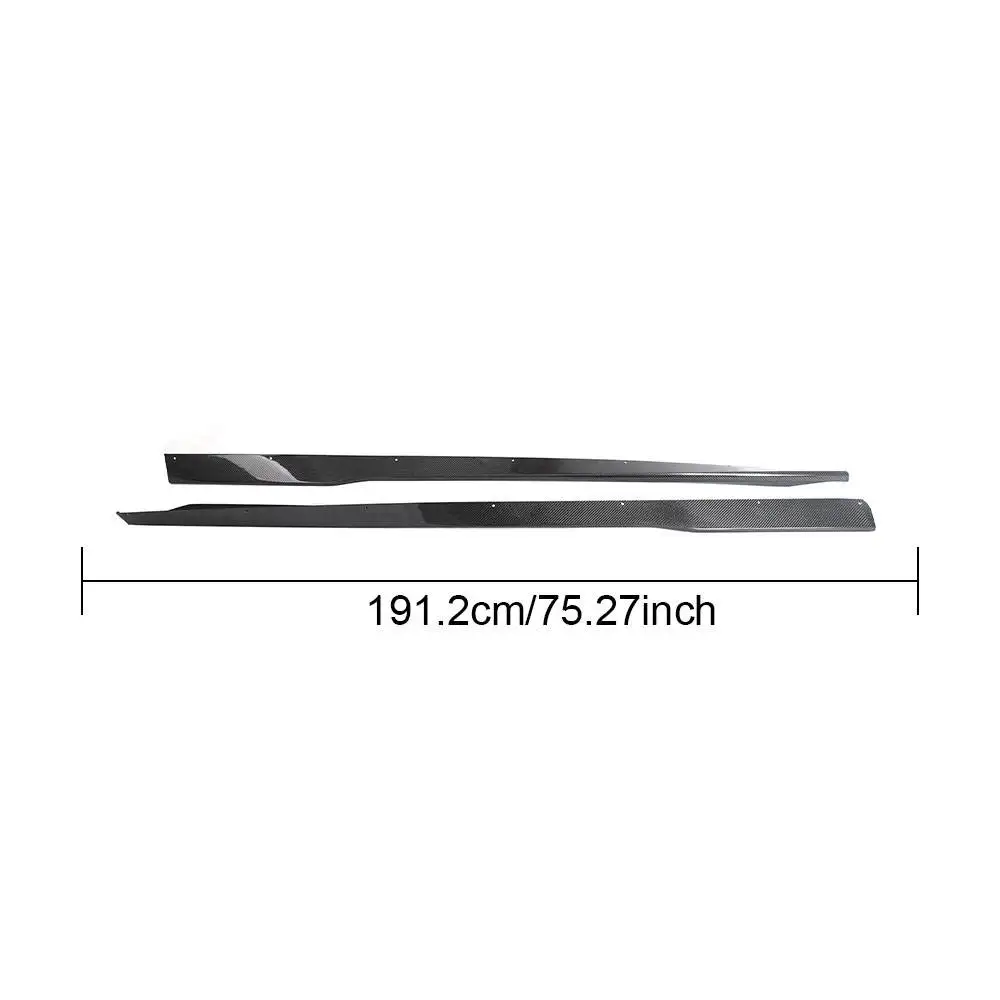 Factory Made Mustang Dark Horse Carbon Fiber Side Skirts for Ford Mustang Dark Horse 2024