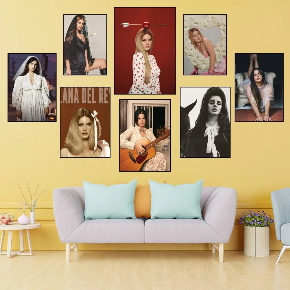 Singer Lasso Lana Del Rey Poster Prints Wall Painting Bedroom Living Room Decoration Office Small