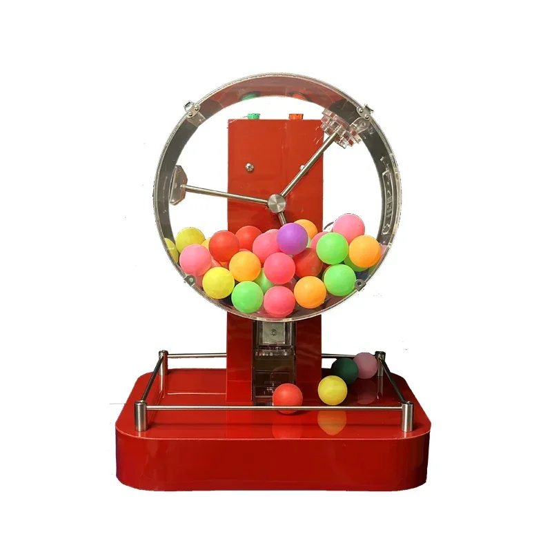 For 50-100 Ball Bidding Lottery Machine Shaking Ball Lottery Machine Two-Color Ball Number Selection Turntable Lottery Machine