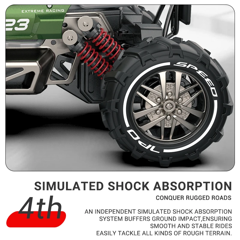 SL301 1:14 Metalowy Samochód RC Zdalnie Sterowany 4x4 Terenowy Samochód Górski Wyścigowy Samochód Wyścigowy z Metalu Szybki Samochód Zabawka Prezent dla Chłopców