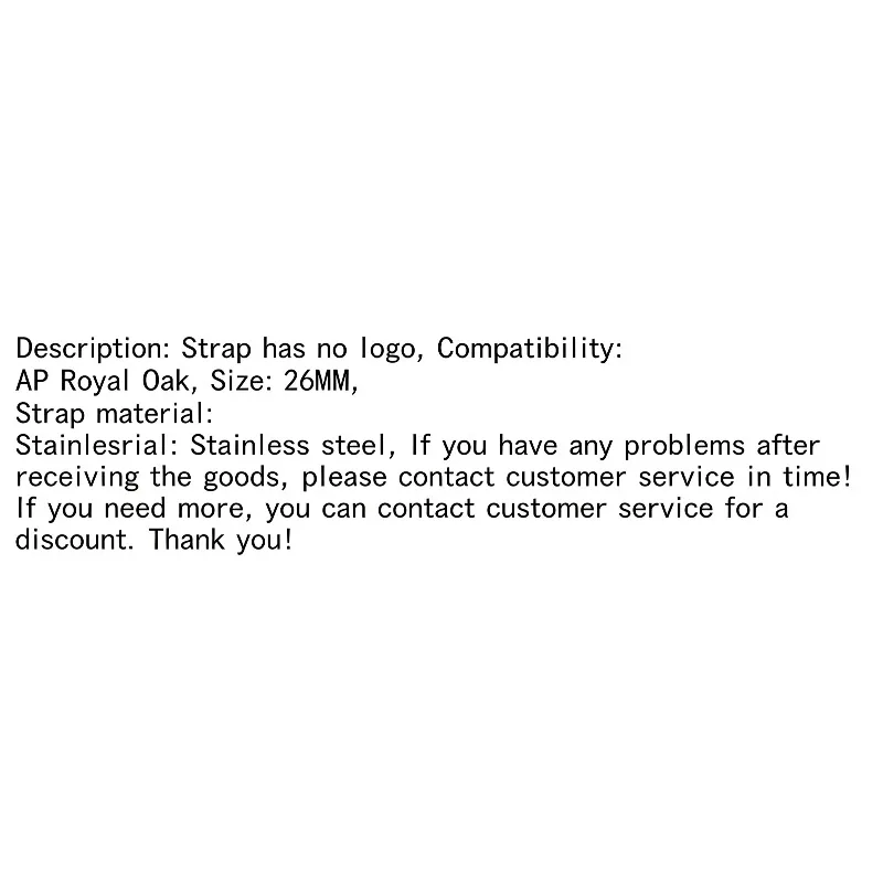 ملحقات تعديل الساعة بديل لحزام البلوط، حزام ساعة من الفولاذ المقاوم للصدأ 26 مم بإبزيم قابل للطي #6