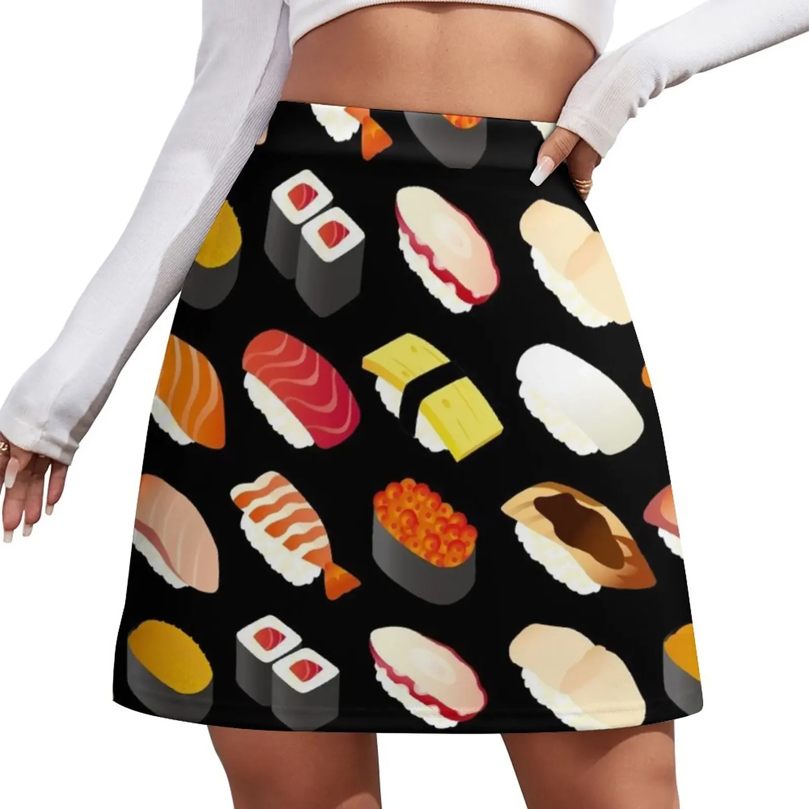 

sushi Mini Skirt night club women korean style clothing Mini Skirt