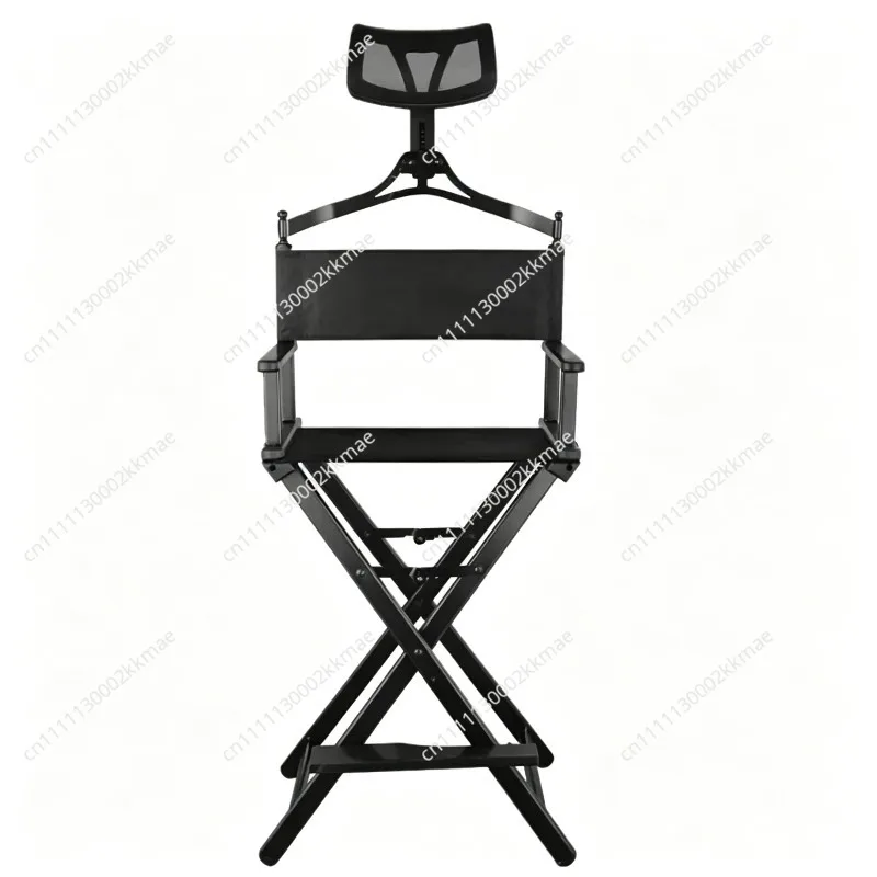 Outdoor Folding Chair Director Makeup Chair Leisure High Chairs Bar Seat Portable Aluminum Alloy Home Camping Beach Travel