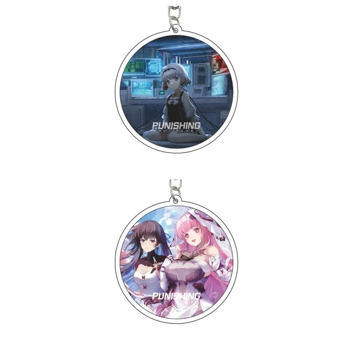 

6CM NEW Charm Anime GRAY RAVEN PUNISHING Keychain Liv/Lee Key Chain Acrylic Model Plate Christmas Gifts