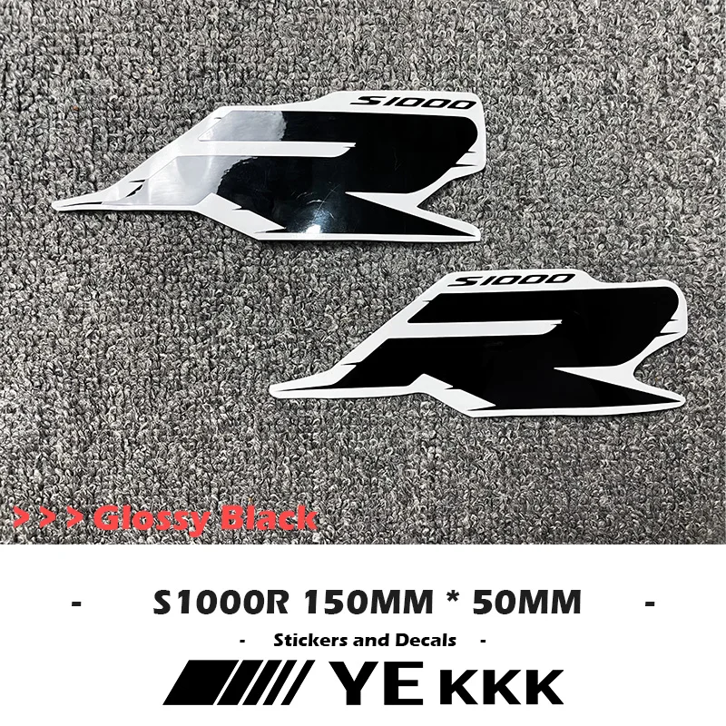 S1000R 150MM*50MM A Pair For BMW S1000R 2X Motorcycle Fairing Shell Head Sticker Decal Customized in Multiple Colors