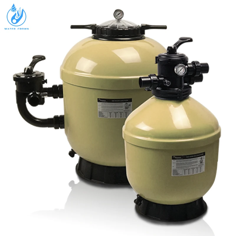 

Hot Water Crown New Arrival OEM Pool Water Filtration System Gel Coat Sand Filter Swimming Pool Sand Filter