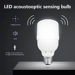 LED Sound & Light Control Sensor Bulb E27 Hallway Bulb 220V 6.5W Auto On/Off Corridor Staircase Warehouse Night Lighting