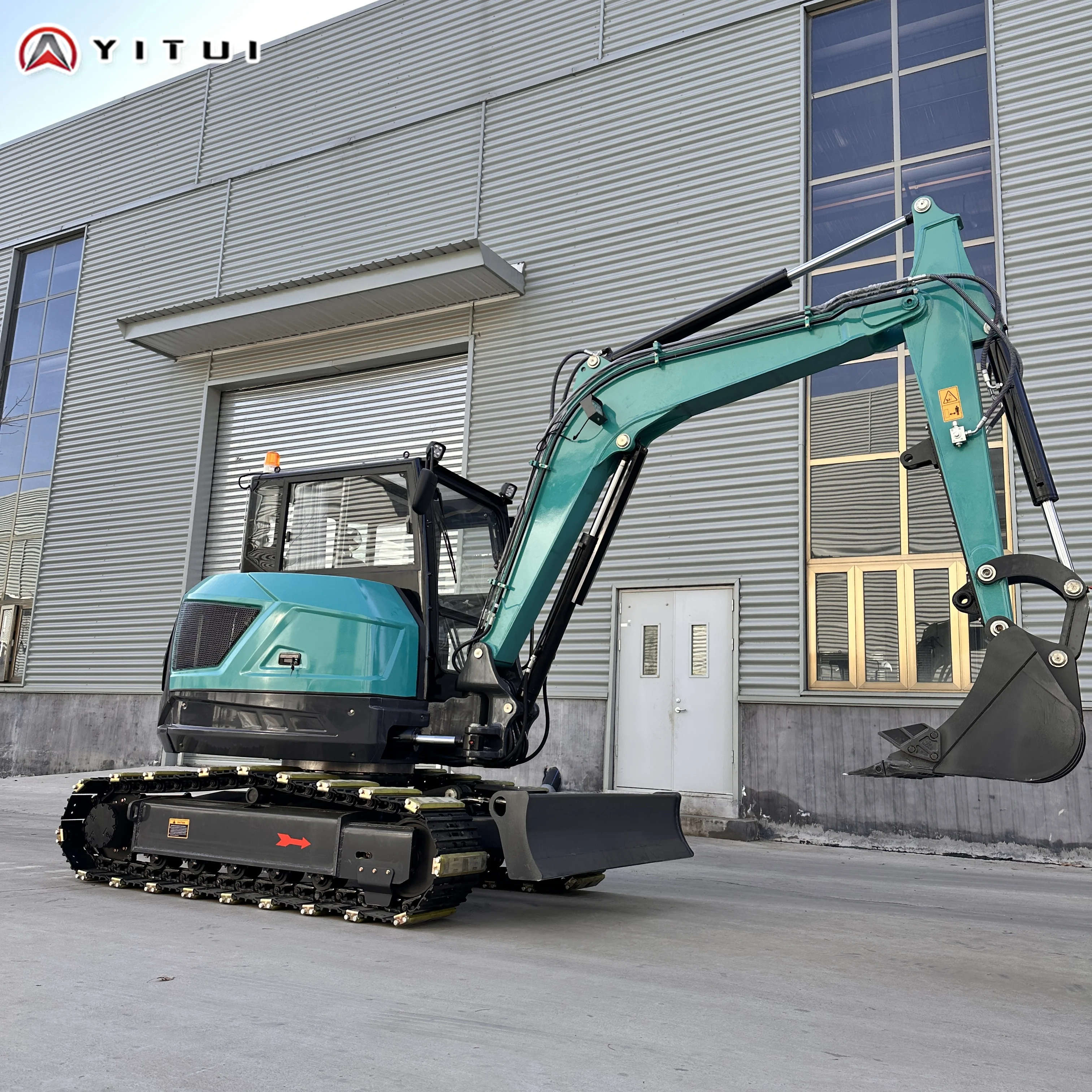 3.5 Ton 6 Ton Mini Excavator Factory Big Arm Side Swing Kubota Engine Multifunction Mini Excavator Customized