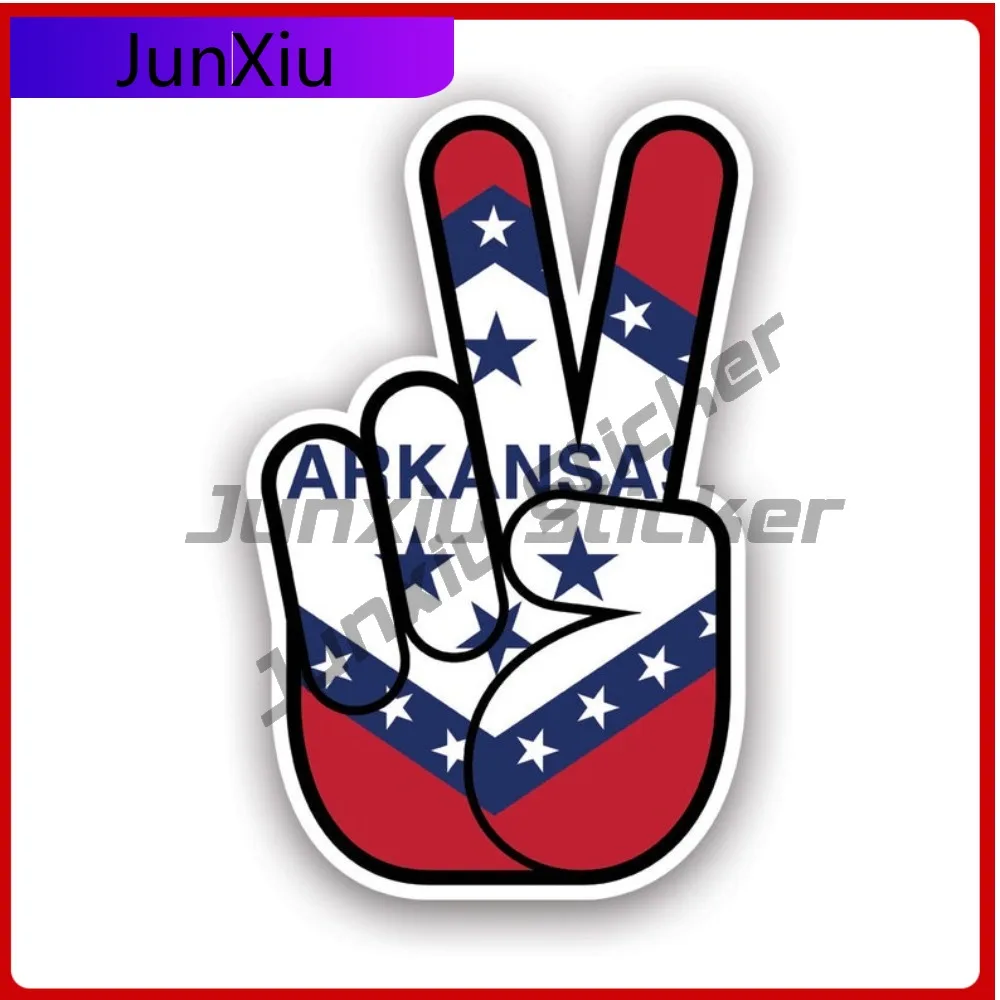

Arkansas State Shaped Fade Resistant Sun Resistant Vintage For Truck Rear Windshield Helmet Removable Self Adhesive Decoration