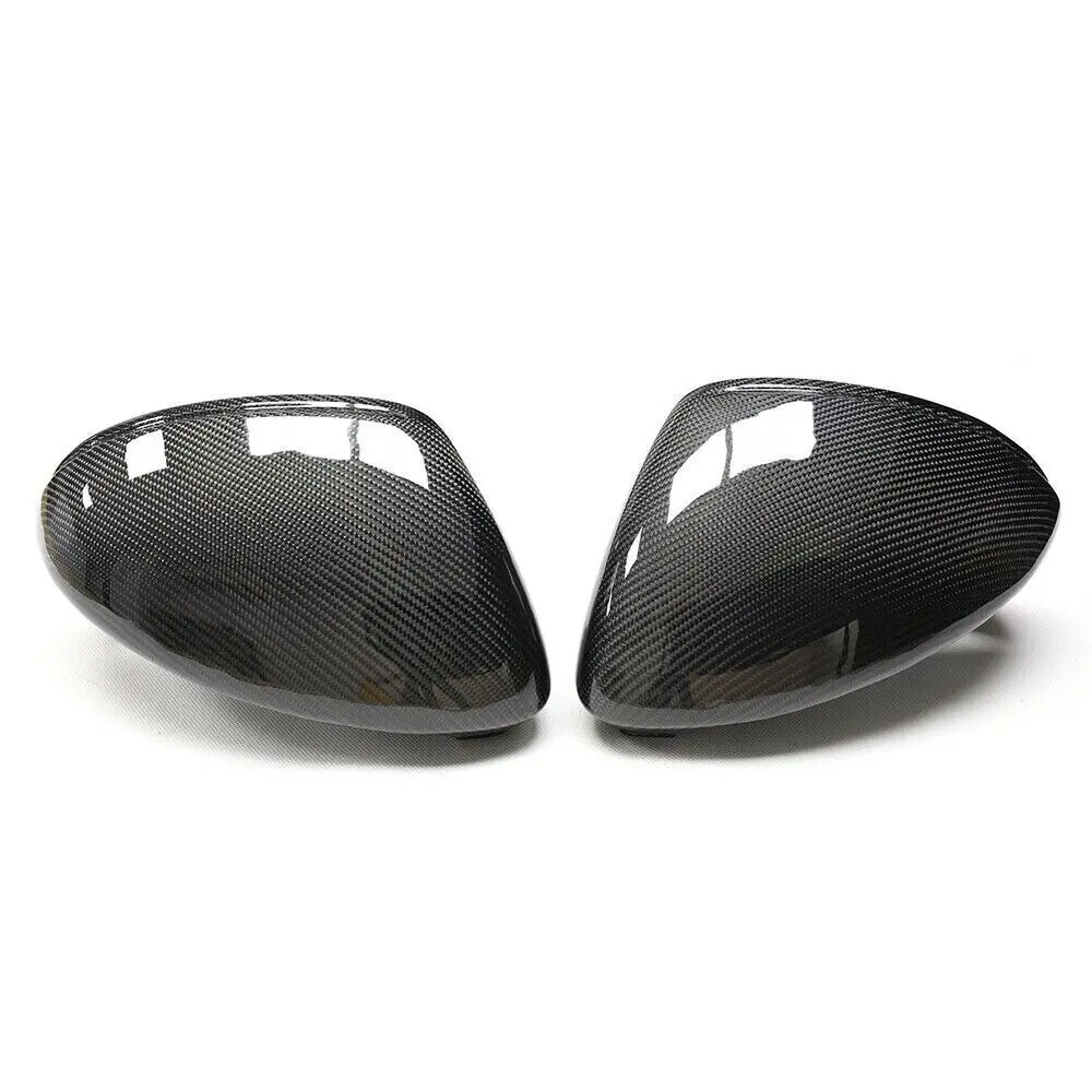 Carbon Fiber Car Side View Mirror Covers Replace For Porsche Cayenne 18-22