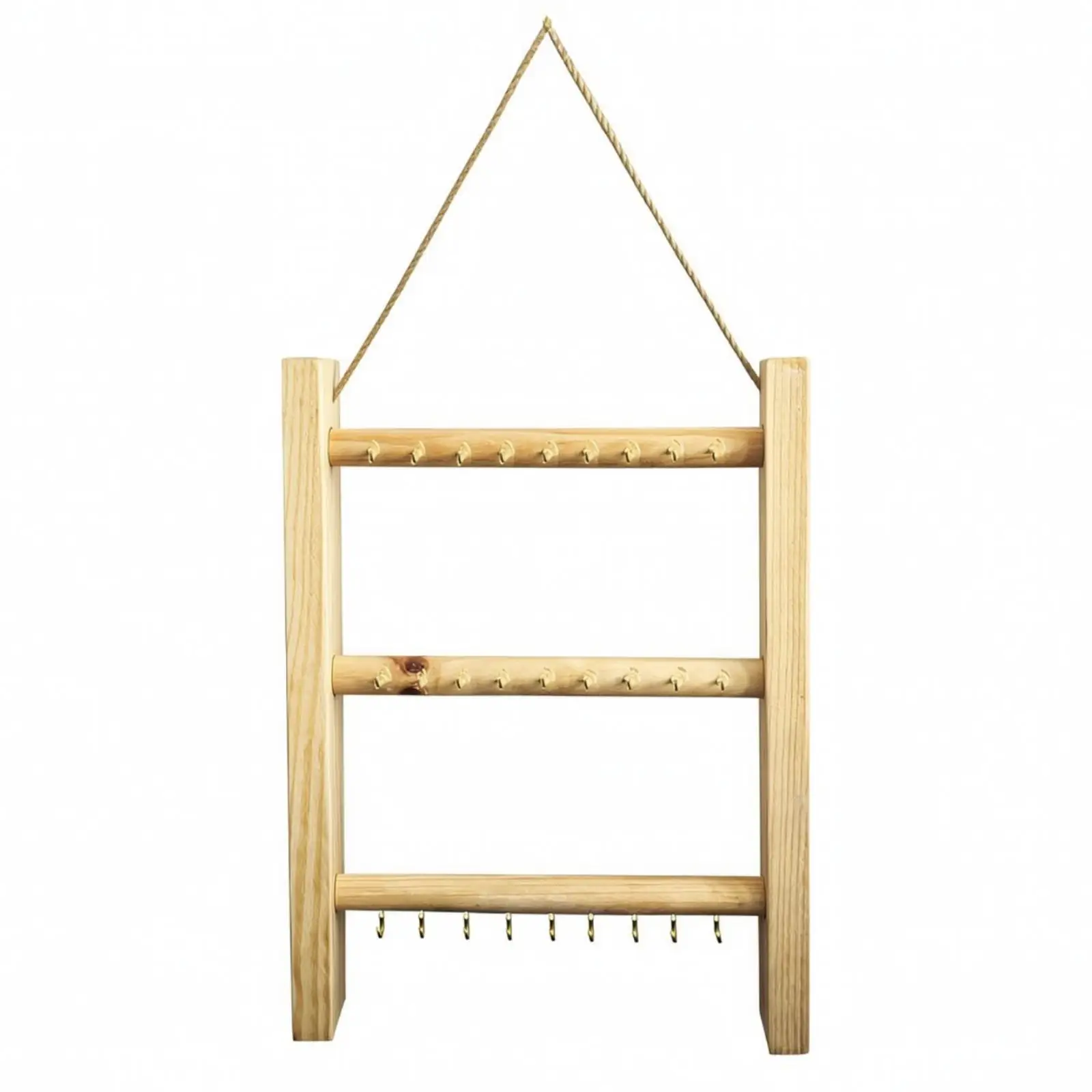 Jewelry Organizer Rustic Necklace Holder Sturdy for Dressing Area