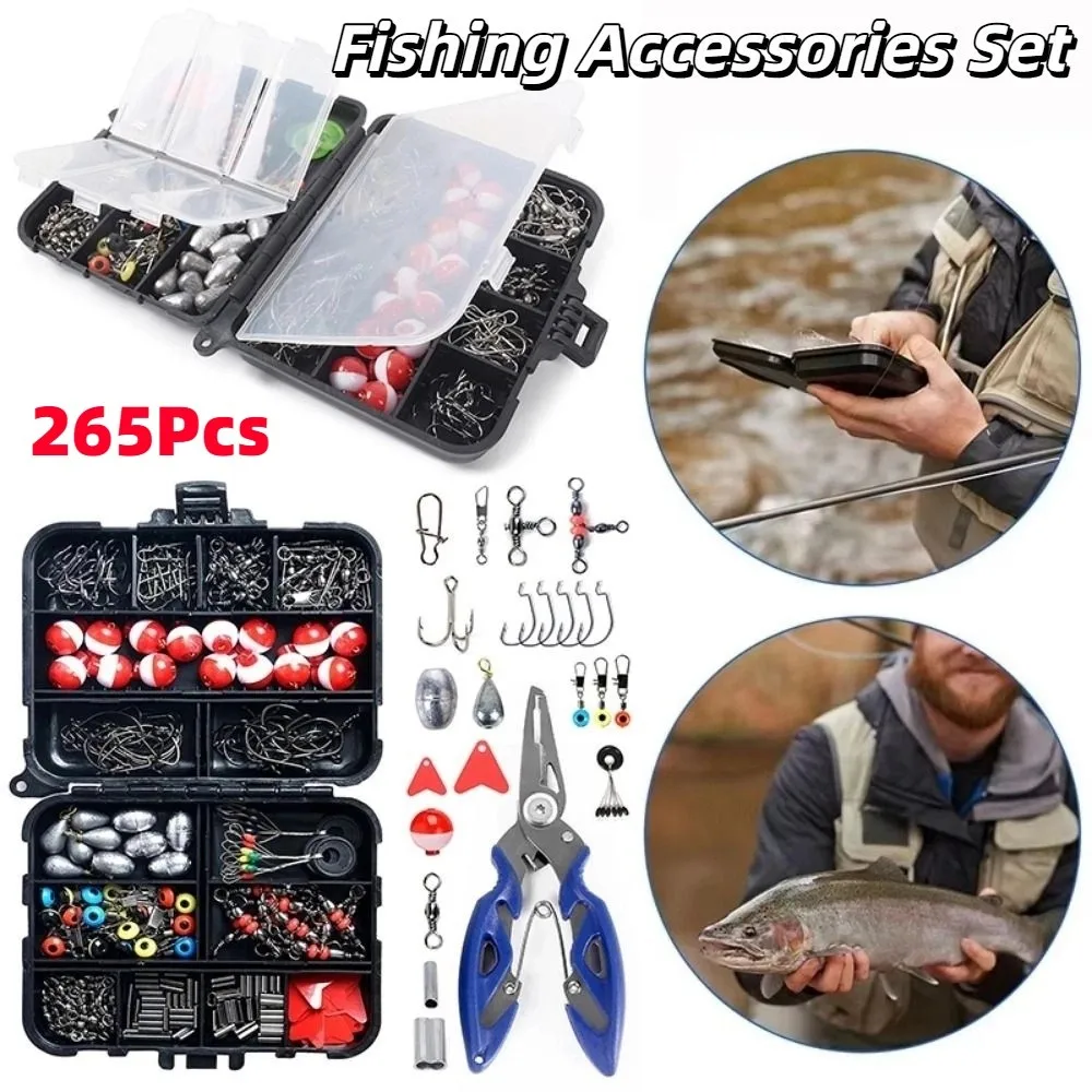 

Sphere Floats Fishing Tackle Kit Crank Hooks Carp Fishing Fishing Accessories Set Lures Swivels Fishing Parts Kit